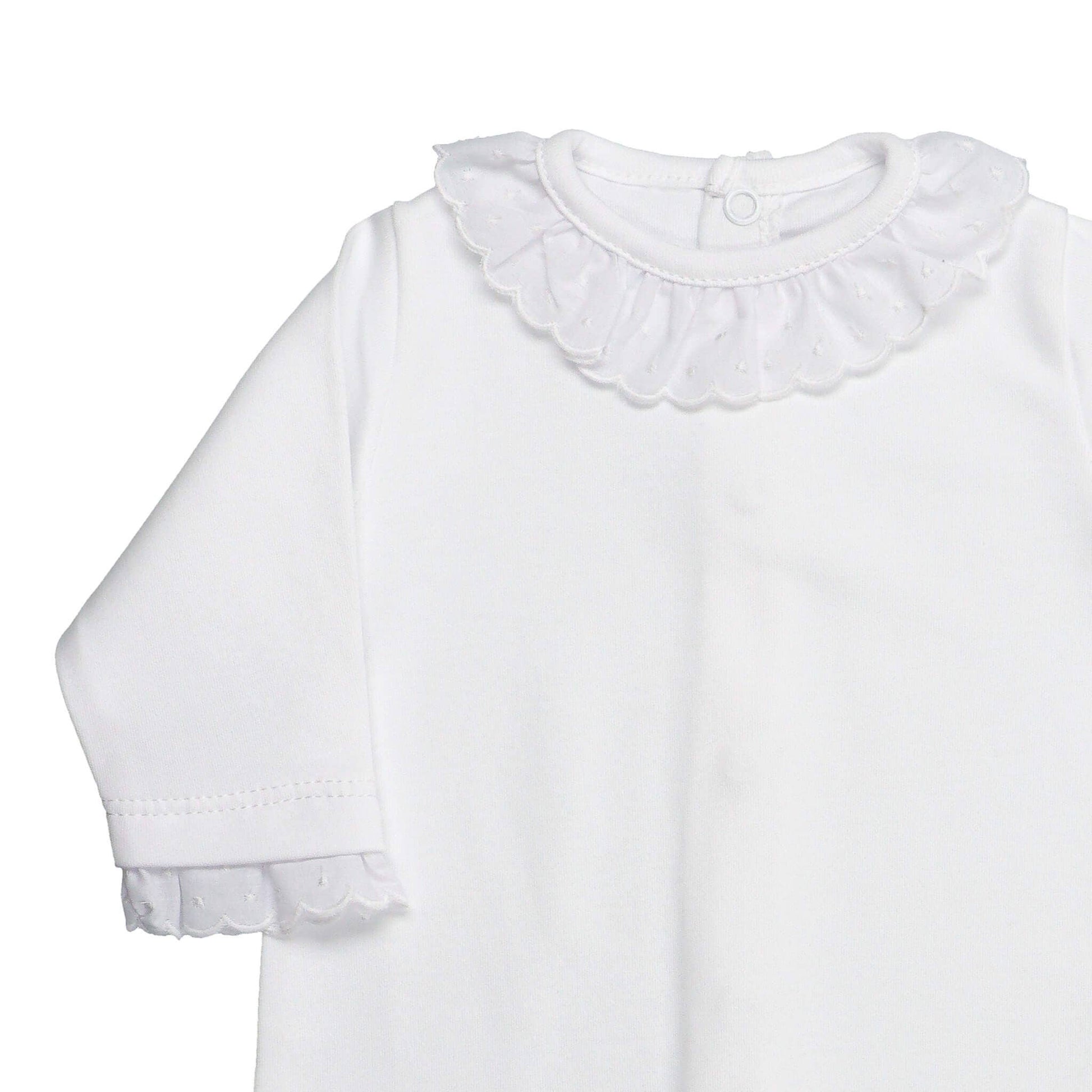 BabyGrow with Lace Collar made in Cotton