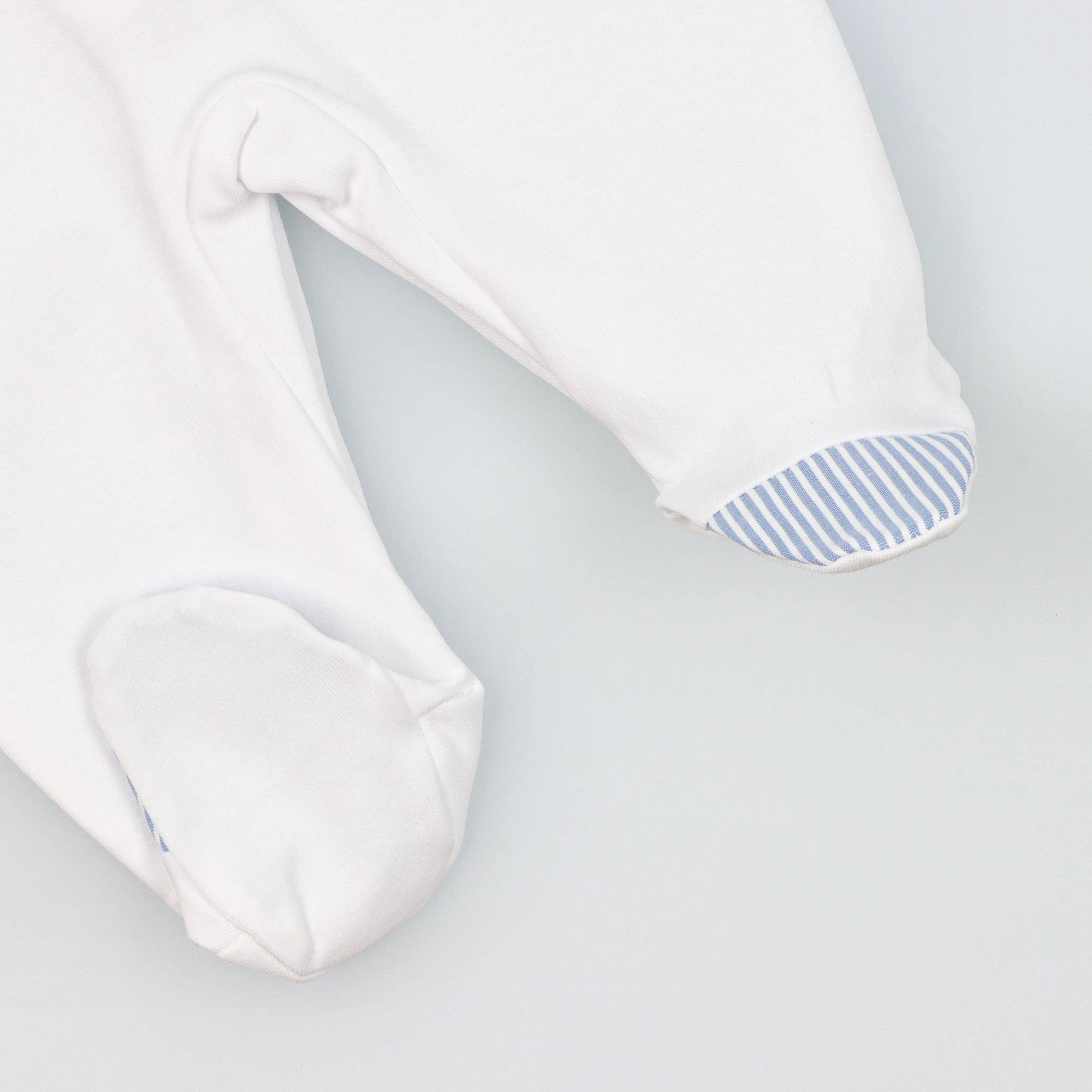 Baby Onesie BabyGrow made of Cotton with Striped Collar