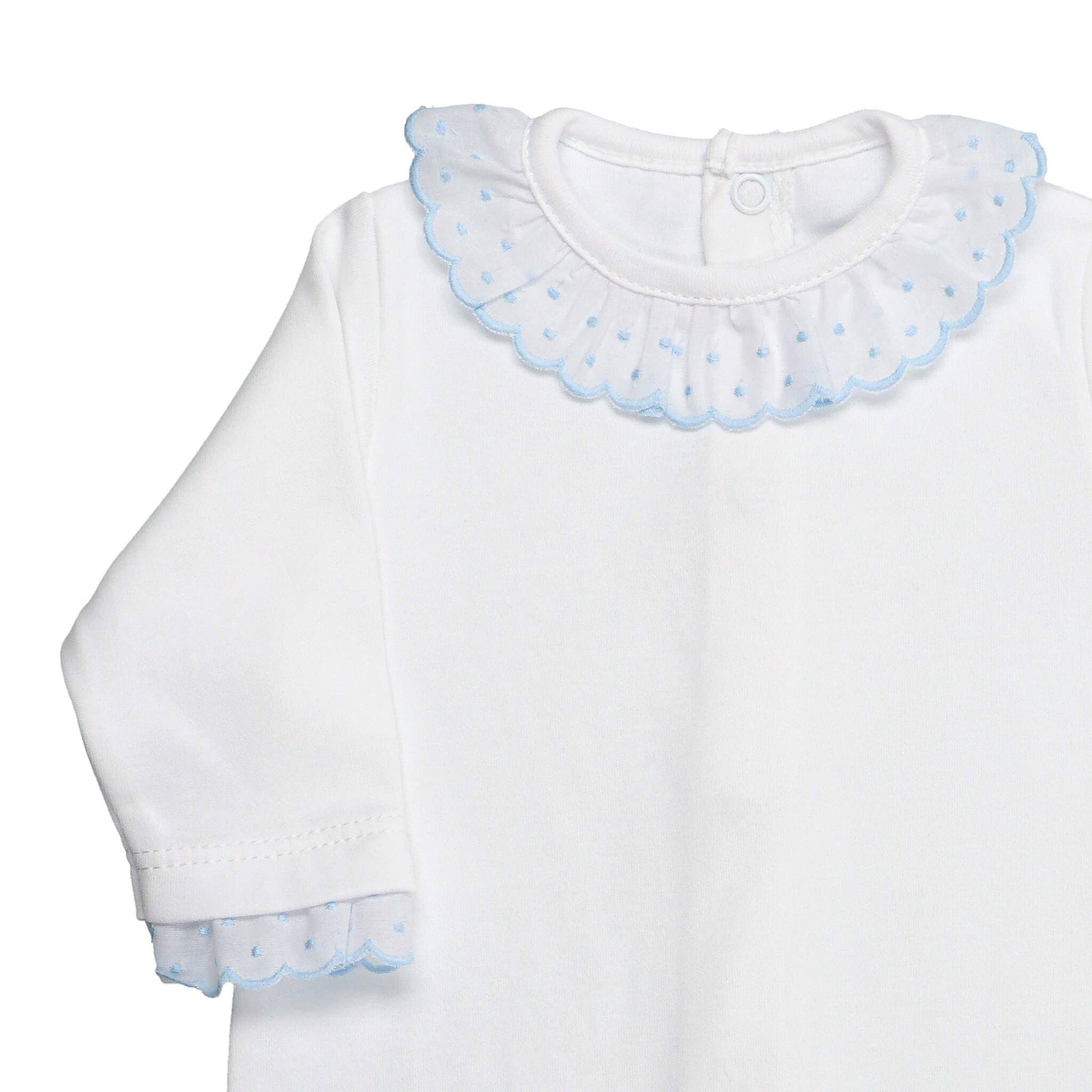 BabyGrow with Lace Collar made in Cotton