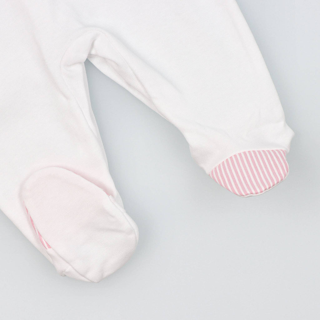 Baby Onesie BabyGrow made of Cotton with Striped Collar