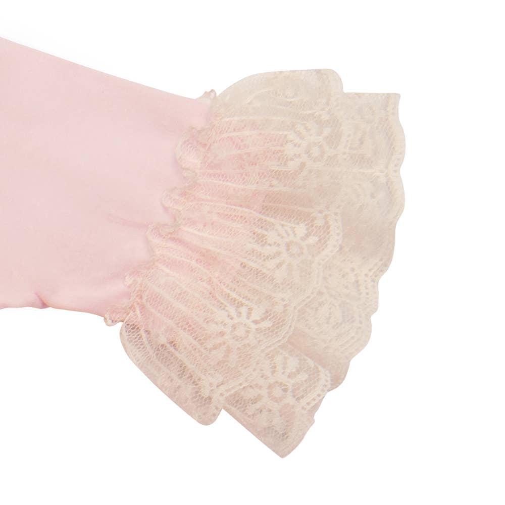 Haute Baby Pink Lullabye Baby Gown For Newborn Girl