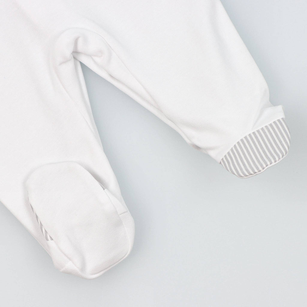 Baby Onesie BabyGrow made of Cotton with Striped Collar